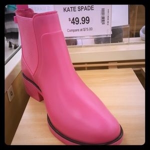 NWOT Kate Spade Rain Booties